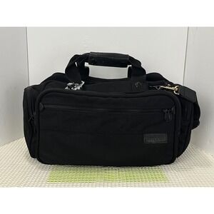 Briggs & Riley Double Expandable Duffle Bag Black Travel With a padlock
